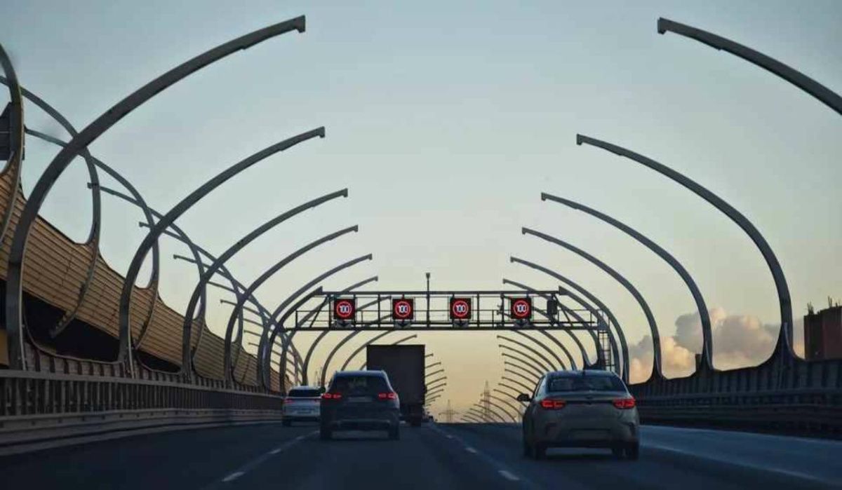 Ограничено движение вводят на развязке КАД с Рябовским шоссе и дорогой в Мурино