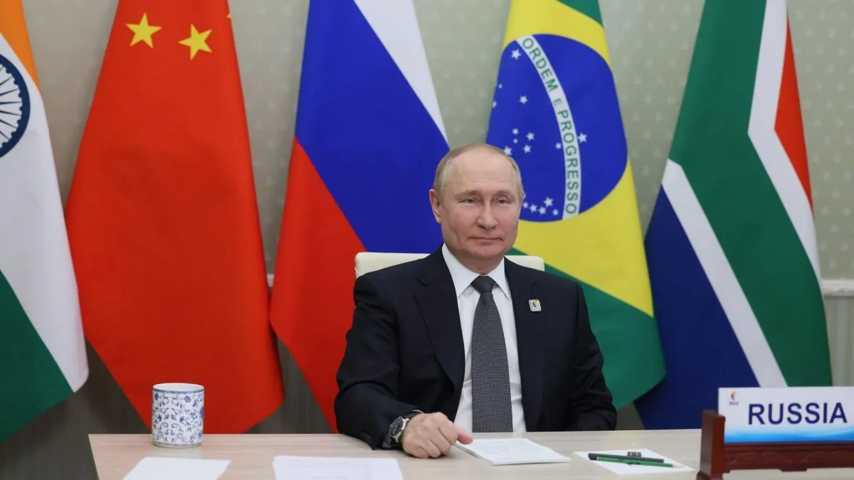 Владимир Путин выступил на саммите БРИКС