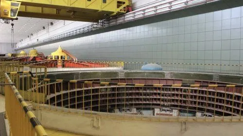 На Воткинской ГЭС начат монтаж нового гидроагрегата