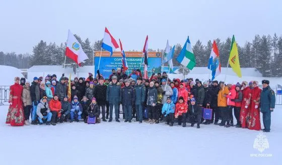 В Чайковском состоялась спартакиада МЧС России по лыжным гонкам