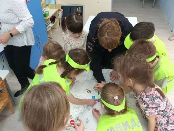 В Чайковском состоялось мероприятие для дошкольников «Краски ПДД»