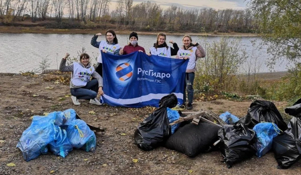 При поддержке Воткинской ГЭС в Чайковском состоялась экологическая акция «оБЕРЕГАй»
